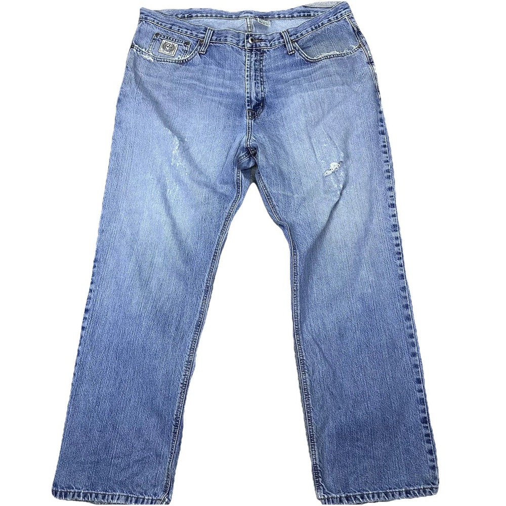 Cinch Men's 40x32 Blue Denim Jeans Rocky Mountain Western Classic Fit Cotton
